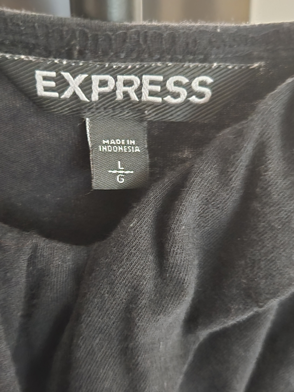 Express Black Ruffle Front Midi Dress - Picture 2 of 4